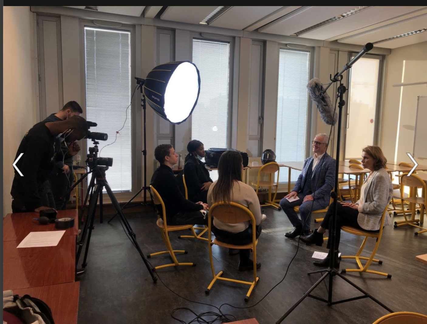 Photo tournage BTS Assurance