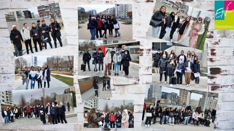 Tableau photo étudiants BTS tourisme ENC Paris