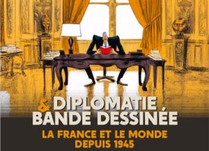 affiche expo Diplomatie & BD semaine des langues