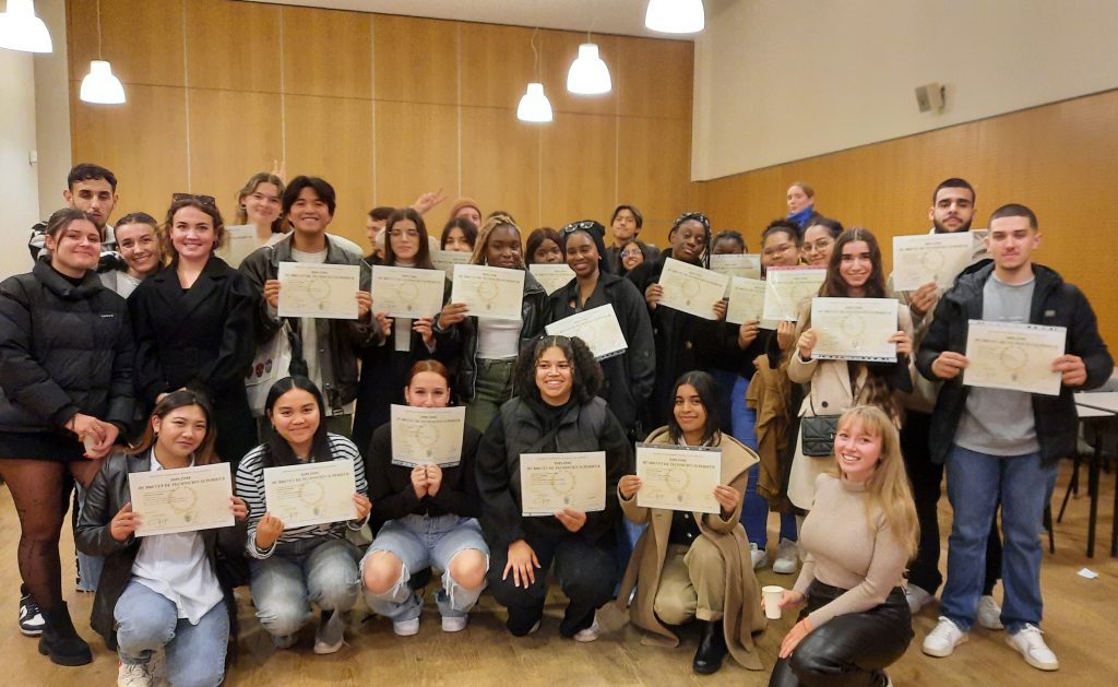Groupe diplomés BTS Tourisme promo 2022