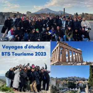 photomontage Voyages d'étude 2023