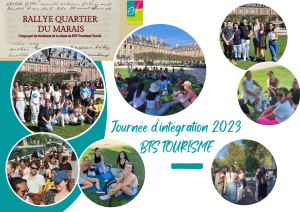 Montage Journée d'intégration 2023 BTS Tourisme