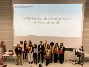 Groupe étudiants BTS CI amphi jour de présentations 2024