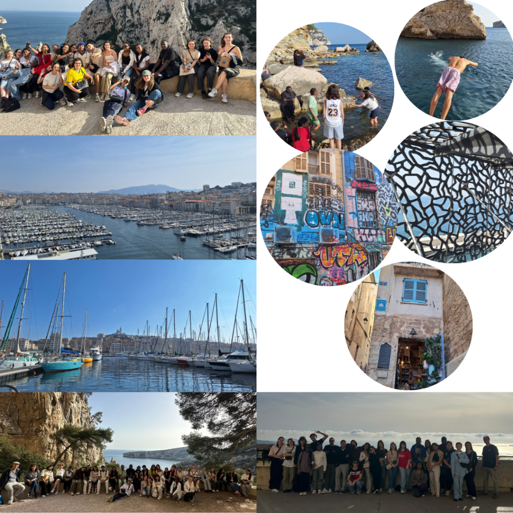 Montage image Voyage d'étude MArseille BTS tourime 2024
