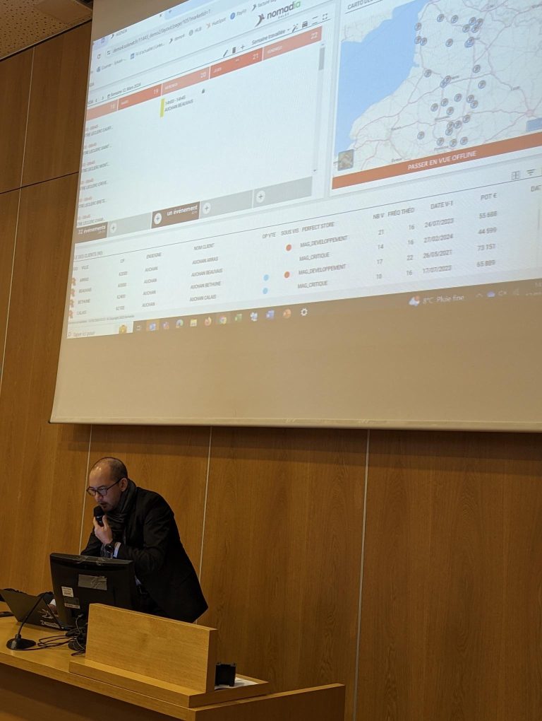 intervention Amphi Nomadia CRM Ecole nationae de commerce