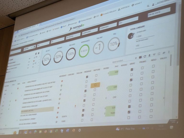 CRM Nomadia écran 2